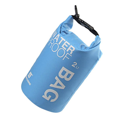 Crofta Waterproof Dry Bag Sack Pouch Kayaking Camping Rafting Floating 2L Blue