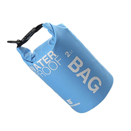 Crofta Waterproof Dry Bag Sack Pouch Kayaking Camping Rafting Floating 2L Blue