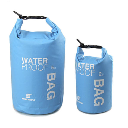 Crofta Waterproof Dry Bag Sack Pouch Kayaking Camping Rafting Floating 2L Blue