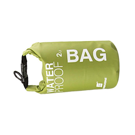 Crofta Waterproof Dry Bag Sack Pouch Kayaking Camping Rafting Floating 2L Green