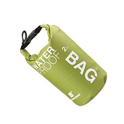 Crofta Waterproof Dry Bag Sack Pouch Kayaking Camping Rafting Floating 2L Green