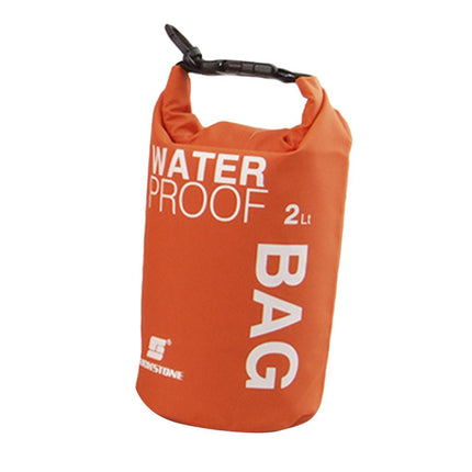 Crofta Waterproof Dry Bag Sack Pouch Kayaking Camping Rafting Floating 2L Orange