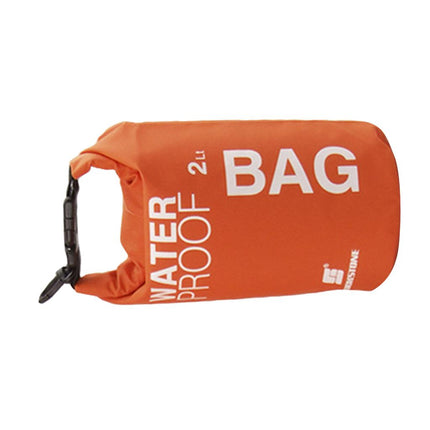 Crofta Waterproof Dry Bag Sack Pouch Kayaking Camping Rafting Floating 2L Orange