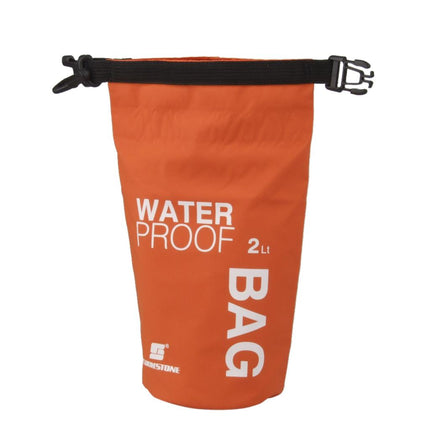 Crofta Waterproof Dry Bag Sack Pouch Kayaking Camping Rafting Floating 2L Orange