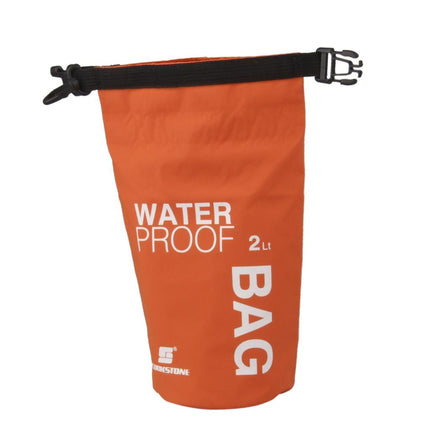 Crofta Waterproof Dry Bag Sack Pouch Kayaking Camping Rafting Floating 2L Orange