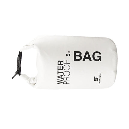 Crofta Waterproof Dry Bag Sack Pouch Kayaking Camping Rafting Floating 5L White