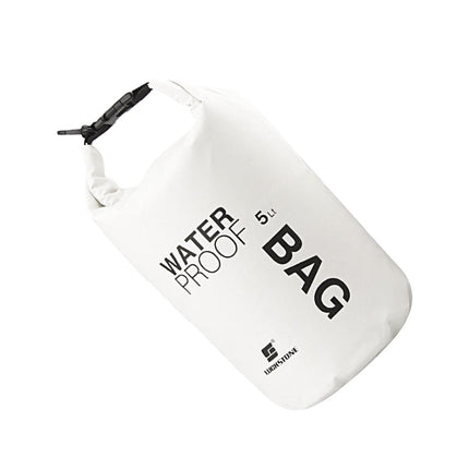 Crofta Waterproof Dry Bag Sack Pouch Kayaking Camping Rafting Floating 5L White