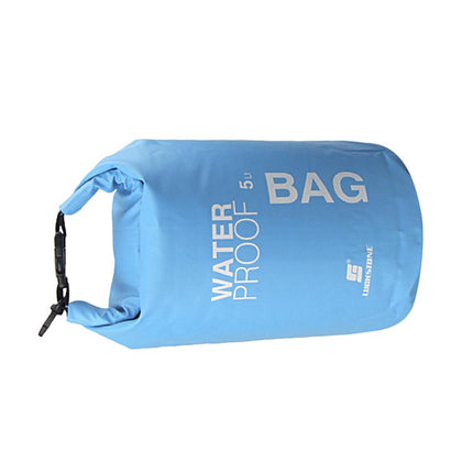 Crofta Waterproof Dry Bag Sack Pouch Kayaking Camping Rafting Floating 5L Blue