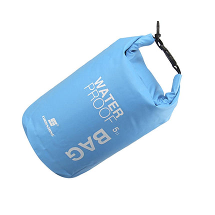 Crofta Waterproof Dry Bag Sack Pouch Kayaking Camping Rafting Floating 5L Blue