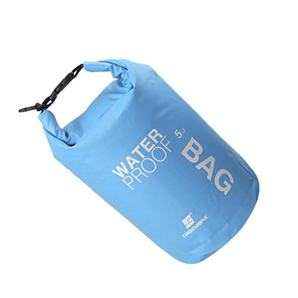 Crofta Waterproof Dry Bag Sack Pouch Kayaking Camping Rafting Floating 5L Blue