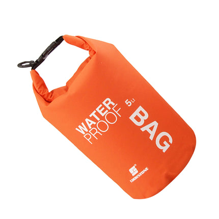 Crofta Waterproof Dry Bag Sack Pouch Kayaking Camping Rafting Floating 5L Orange