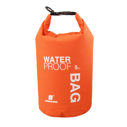 Crofta Waterproof Dry Bag Sack Pouch Kayaking Camping Rafting Floating 5L Orange