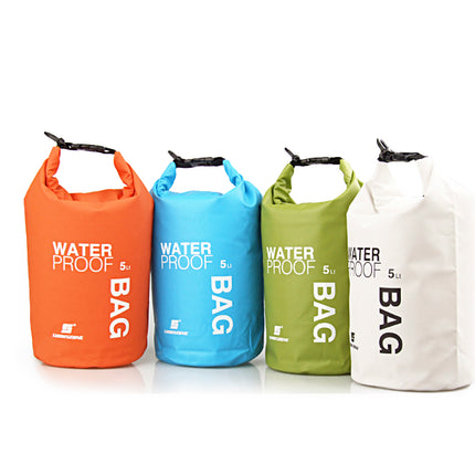 Crofta Waterproof Dry Bag Sack Pouch Kayaking Camping Rafting Floating 5L Orange