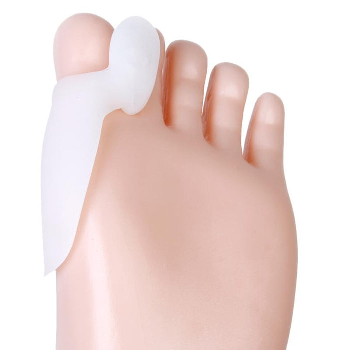 Crofta 1 Pair Footful Gel Bunion Corrector Toe Protector Straightener Toe Spreader Pain Relief