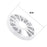 Crofta 1200pcs 2mm Nail Art Tips Clear Crystal Glitter Rhinestone Decoration with wheel