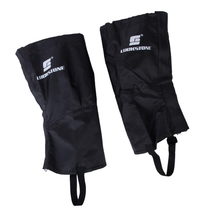 Crofta 1 Pair Black Waterproof Hiking Climbing Snow Legging Gaiters Leg Covers - Small Size