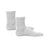 Crofta 1 Pair Elastic 2-Toe Socks Flip Flop Socks Tabi Geta Socks - Melange Grey