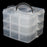 3 Layer 18 compartments Plastic Adjustable Box Storage Case Holder Organizer