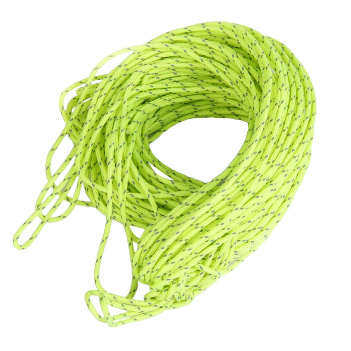 Crofta 1.8MM Green Reflective Guyline Tent Rope Guy Line Camping Cord Paracord