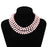 Crofta 1.5m 9mm Glass Imitation Pearl Beads Long Necklace Sweater Chain Wedding Xmas Victoria