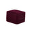 Crofta Small Square Velvet Ring Jewelry Storage Gift Box Holder Organizer - Burgundy