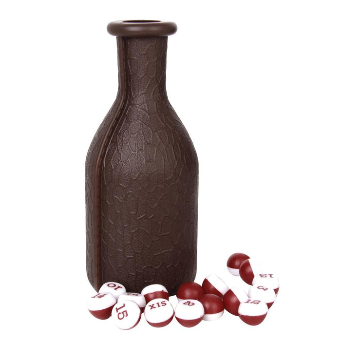 Crofta 1Pc Billiard Kelly Pool Shaker Bottle with 16 Numbered Tally Balls Peas