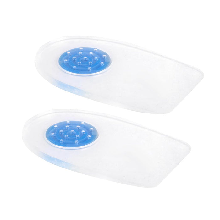 Crofta 1 Pair Footful Gel Heel Pain Relief Plantar Cushion Insoles Heel Spur Support Pads L