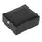 Crofta Black PU Leather Tie Clip Cufflinks Storage Gift Box Case Display Showcase