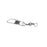 Crofta 100 Mixed Size Barrel Swivels Connector Coarse Carp Sea Fishing Hook Tackle