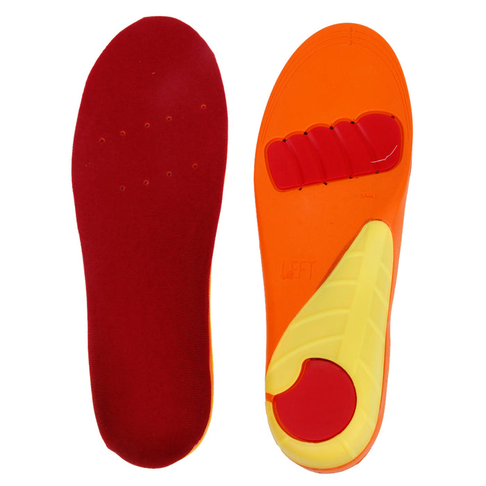 Crofta 1 Pair Footful Women's Orthotic Insoles Arch Support Inserts Cushion UK 3-6