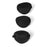 Crofta Kids Children Concave Eye Patch Shade Cover Mask Black Pack Of 3PCS