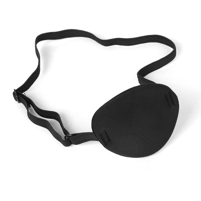 Crofta Kids Children Comfortable Concave Eye Patch Shade Cover Mask Cosplay Fancy Dress Accessory Black 2.75 x 2.17 inch