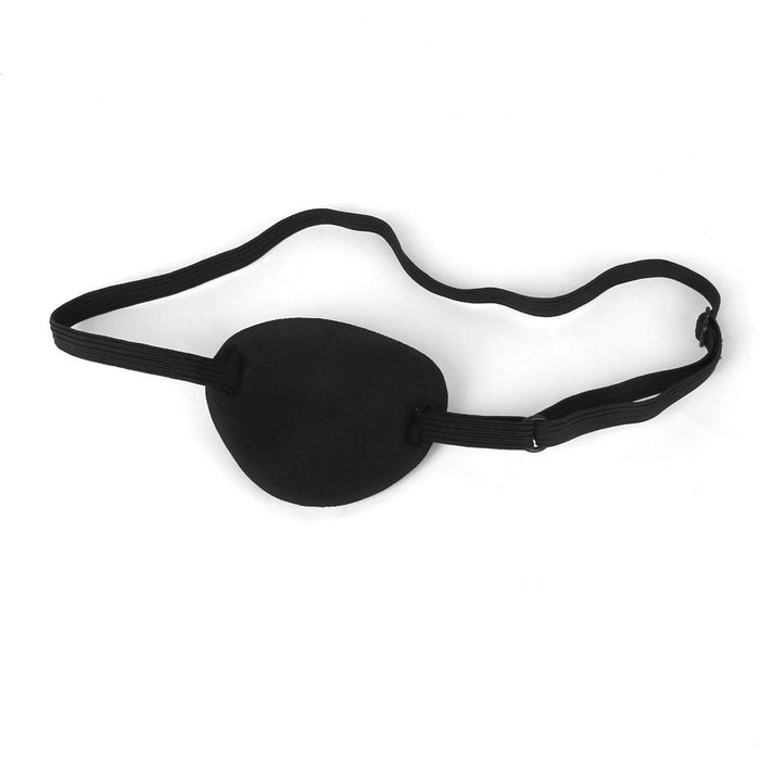 Crofta Kids Children Concave Eye Patch Shade Cover Mask Black Pack Of 3PCS