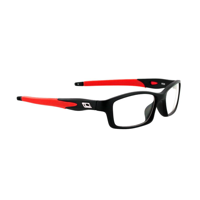 Unisex Sports Style Black Frame Clear Lens Glasses Eyeglasses Spectacles