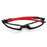 Unisex Sports Style Black Frame Clear Lens Glasses Eyeglasses Spectacles