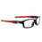 Unisex Sports Style Black Frame Clear Lens Glasses Eyeglasses Spectacles