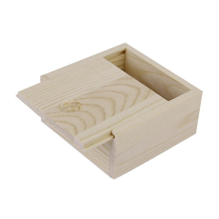 Crofta Nature Wooden Box Storage for Jewellery Essence Oil Bottles Handmade Soap