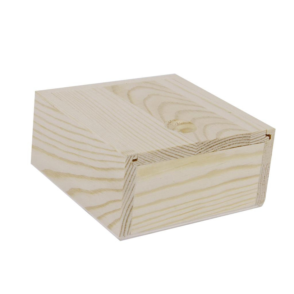 Crofta Wooden Jewelry Bracelet Soap Case Storage Box Holder Organiser Craft Supplies