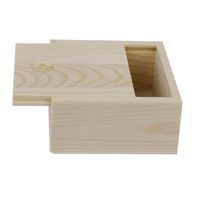 Crofta Nature Wooden Box Storage for Jewellery Essence Oil Bottles Handmade Soap