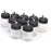 Crofta 10 x 22cc Airbrush Bottle Blank Jars Pot with Suction Pump Lid Spray Top