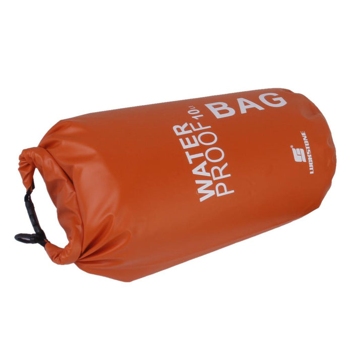 Crofta 10L Waterproof Dry Bag Pouch Camp Boating Kayaking Rafting Canoeing Orange