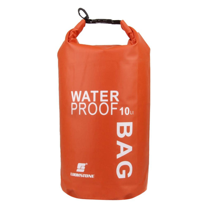 Crofta 10L Waterproof Dry Bag Pouch Camp Boating Kayaking Rafting Canoeing Orange