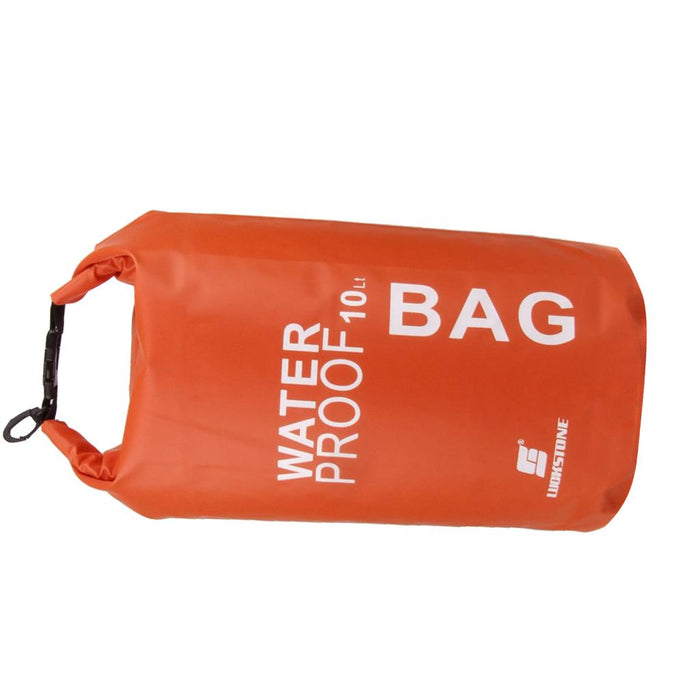 Crofta 10L Waterproof Dry Bag Pouch Camp Boating Kayaking Rafting Canoeing Orange