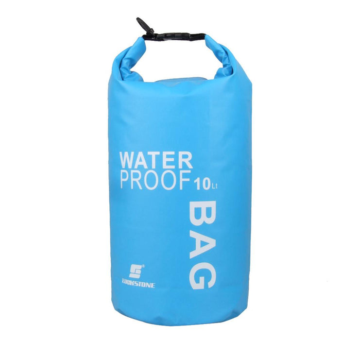 Crofta 10L Waterproof Dry Bag Pouch Camping Boating Kayaking Rafting Canoeing Blue