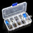 Crofta Adjustable Compartment Plastic Storage Box Jewelry Nail Container 10 Slots