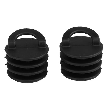 Crofta 2 Pieces Nylon Kayak Boat Canoe Scuppers Stoppers Drain Holes Plugs Bungs L