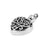 Stainless Steel Carved Heart Shape Cremation Urn Keepsake Memorial Pendant