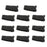 Crofta 10pcs Black Molle Webbing Connecting Clips Strap Buckle Backpack Bag Clip