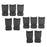 Crofta 10pcs Black Molle Webbing Connecting Clips Strap Buckle Backpack Bag Clip