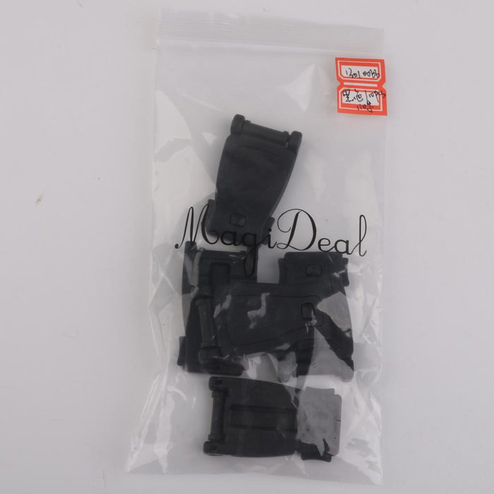 Crofta 10pcs Black Molle Webbing Connecting Clips Strap Buckle Backpack Bag Clip